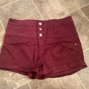 Refuge Size 2 Maroon Shorts